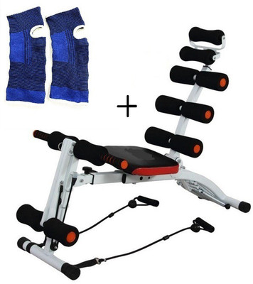 

IBS Rocket Twister Abrockettwister Wonder Core Zone Flex Care Home Fitness Pump Sixpack Cruncher Pack Body Builder With Ankle Support Ab Exerciser(Black)