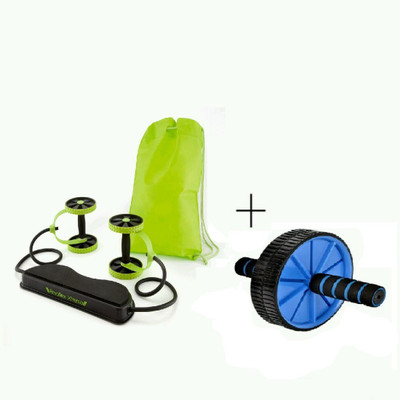 

SRBPL Combo of Revoflex Xtream Six Pack builder & Blue Ab Roller-W10 Home Gym Kit