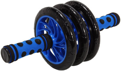 

Dolphy Triple Wheel Roller Ab Exerciser(Blue)
