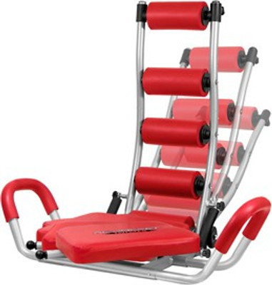 

Telebrands ART001 Ab Exerciser(Red, Black), Black;red