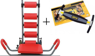 

IBS Abrockettwister Rocket Twister Six Pack Abs zone Flex Total Body Fitness Home Gym Machine Abdominal with abadvance body system Ab Exerciser(Red)