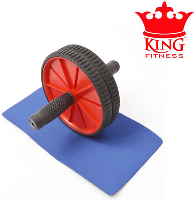 KING FITNESS PERFECT AB ROLLER WITH MAT Ab Exerciser(Multicolor) available at flipkart for Rs.299