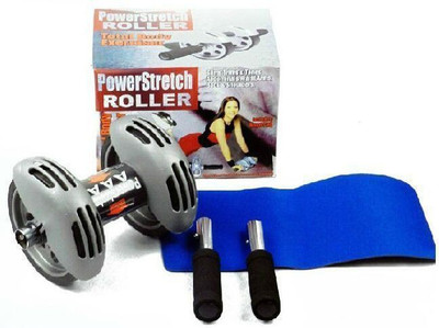 

H D Enterprise Power Stretch Roller Ab Exerciser(Black, Grey)