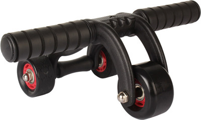 

AND Retails 3 Wheel Roller Ab Exerciser(Black)