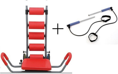 

IBS Abrockettwister Rocket Twister Total Body Fitness Home With Portable Pirates studio Ab Exerciser(Red)