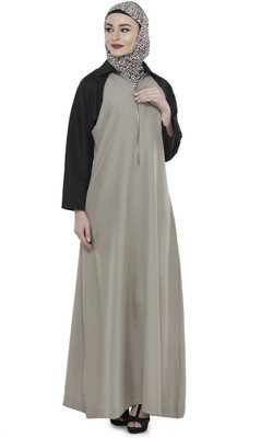 Momin Libas Polyester Solid Burqa(Multicolor)