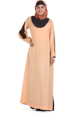 Momin Libas Polyester Solid Abaya(Multicolor)
