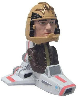 

Bif Bang Pow! Battlestar Galactica Colonial Viper With Apollo Bobble Head(Multicolor)