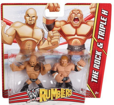 

Mattel Wwe Rumblers The Rock And Triple H 2Pack(Multicolor)