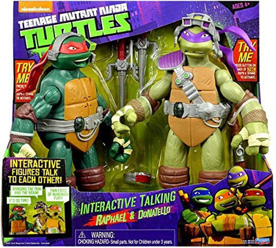 

Teenage Mutant Ninja Turtles 11" Ir Talking Don And Raph(Multicolor)