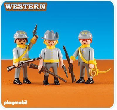 

Playmobil 3 Confederate Soldiers(Multicolor)