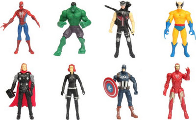 

RVOLD Avengers 8 in 1 Super Power America Heros(Multicolor)