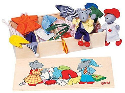 

Gollnest & Kiesel Holztiger > Dress Up Mice Fun Box Wooden Set(Multicolor)