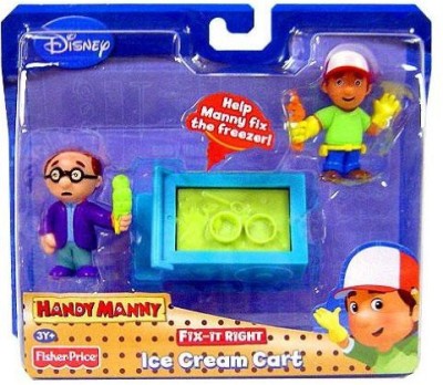 

Fisher-Price Disney Handy Manny Fitit Right Ice Cream Cart(Multicolor)