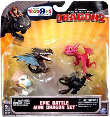 Spin Master How To Train Your Dragon 2 Exclusive 4Pack Epic Battle(Multicolor)