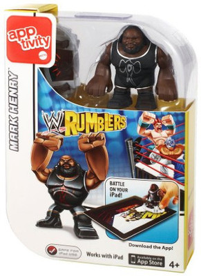 

Mattel Wwe Rumblers Apptivity Mark Henry(Black)