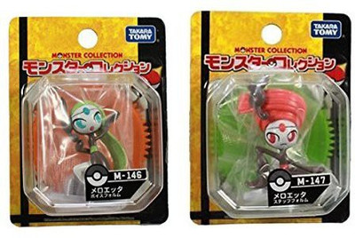 

Takara Tomy Set Of 2 Pokemon Xy 2" Meloettam146 Aria & M147(Multicolor)