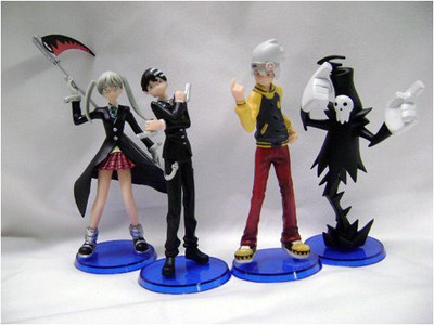 

Soul Eater Set Of 4 Kid Soul Maka Shinigami(Multicolor)