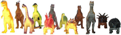 

Rhode Island Novelty Assorted Jumbo Dinosaurs Up To 6" Long Toy(Multicolor)