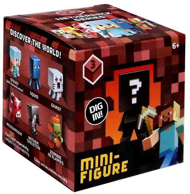 

Minecraft Netherrack Series 3 Mini Mystery Pack(Multicolor)