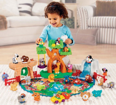

Fisher-Price Little People A To Z Learning Zoo Playset(Multicolor)
