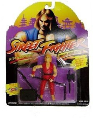

Street Fighter Movie Capcom Action Figure Ken Masters MOC(Multicolor)