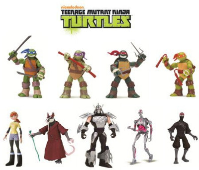 

Teenage Mutant Ninja Turtles 9Pack Basic Bundle(Multicolor)