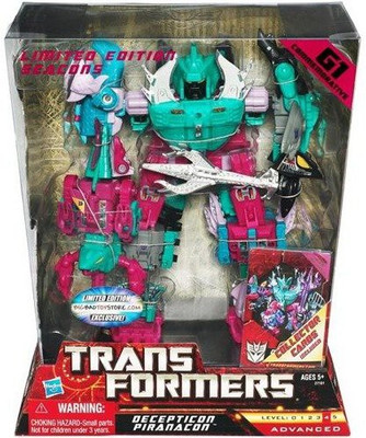 

Transformers Bbts Exclusive Decepticon Piranacon G1 Commemorative Seacons(Multicolor)