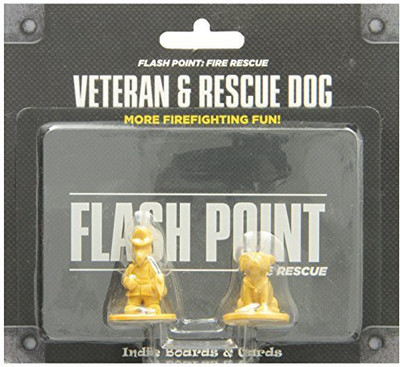 

Indie Boards & Cards Flash Point Fire Rescue Veteran And Rescue Dog Accessory(Gold)