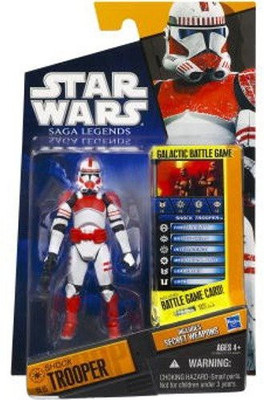 

Hasbro Star Wars 2010 Shock Trooper Saga Legends Sl No 15(Multicolor)