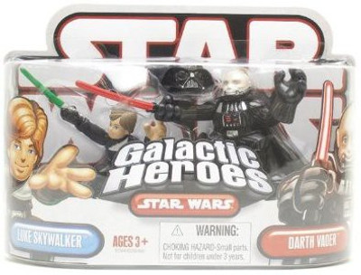 

Hasbro Star Wars Galactic Heroes Luke Skywalker & Darth Vader(Multicolor)