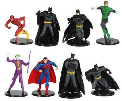 

DC Comics Miniature Figurine Set Includes Batmangreen(Multicolor)