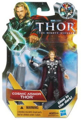 

Hasbro Thor The Mighty Avenger 19 Cosmic Armor Thor 375 Inch(Multicolor)