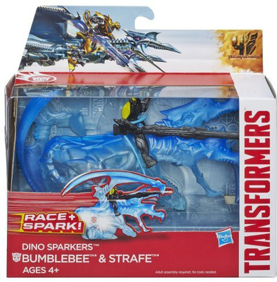 

Transformers Age Of Extinction Dino Sparkers Bumblebee And Strafe(Multicolor)