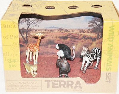 

Battat Terra Wild Animals Box Set (Box Size 7" X 475" X 44")(Multicolor)