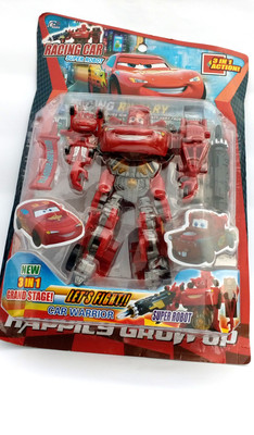 

Asa Products transformer robot to car 3 in 1 action(Red)