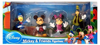 

Beverly Hills Teddy Bear Company Disney Mickey and Friends Toy Figure Playset, 4-Piece(Multicolor)