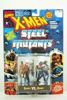 

Marvel Gambit Vs Bishop Diecast Metal Comics Xmen Steel Mutants(Multicolor)