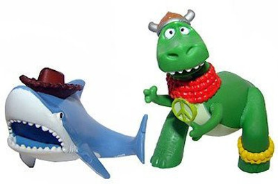 

Mattel Story Color Splash Buddies Rex And Shark 2Pack(Multicolor)
