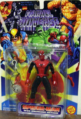 

Toy Biz INC Marvel Universe Spiderman With Web Swinging(Multicolor)