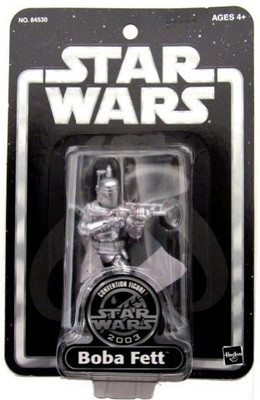 

Brian's Toys Star Wars Silver Boba Fett 2003 Convention(Multicolor)