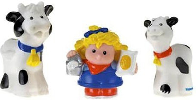 

Little People ** Milk Maid & 2 Cows(Multicolor)