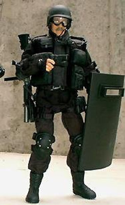 

21st Century Toys America'S Finest "Swat Commander"(Black)