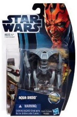 

Hasbro Star Wars Clone Wars Animated 2012 Figure Aqua Droid #10(Multicolor)
