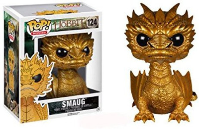 

Funko Pop Movies The Hobbit Smaug 6" Hot Topic Exclusive Gold Pop(Gold)
