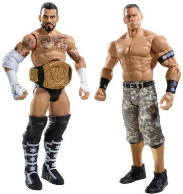 

Mattel Wwe Cm Punk And John Cena 2Pack Series 17(Multicolor)