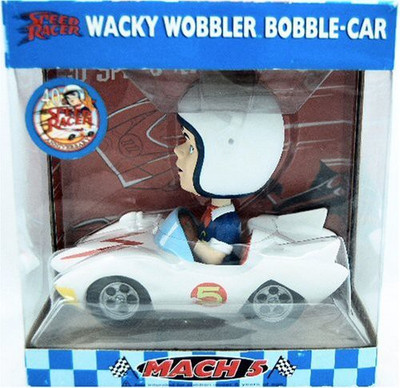 

Anime Speed Racer In Mach 5 Car Bobblecar(Multicolor)