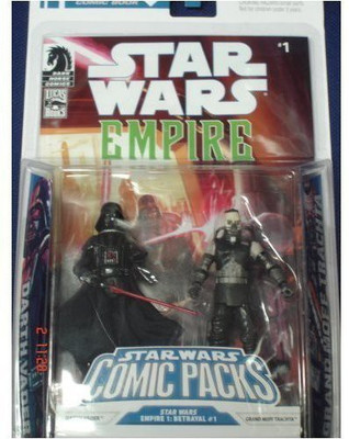 Star Wars Comic 2Pack Dark Horse Empire 1 Darth Vader And Admiral(Black)