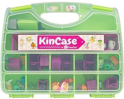 

CaseStor KinCase Carry Case & Storage Organizer for Shopkins Mini-figures - Lime Green(Green)