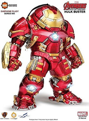 

Avengers Age of Ultron Kid Nations Series Kn005 Marvel Earphone Plugy 5Pcs Set(Multicolor)